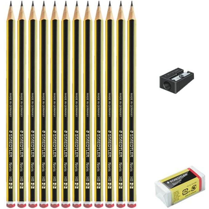 Staedtler Noris® 120 61 120P2 Potlood Hardheid: 2B, B, HB, H, 2H 14 stuk(s)