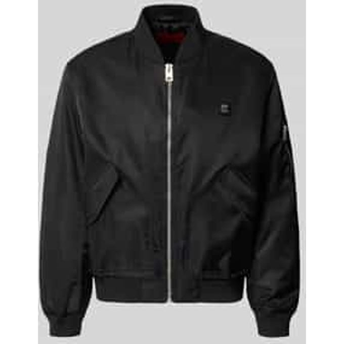 regular fit bomberjack met labelapplicatie model 'Badam2611'