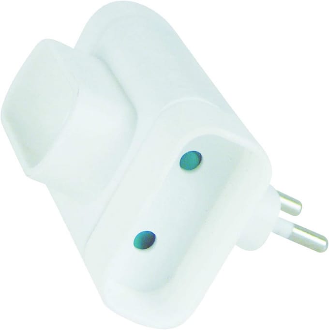 Triplite 3 geaarde stopcontacten met 6 A vermogen - Wit