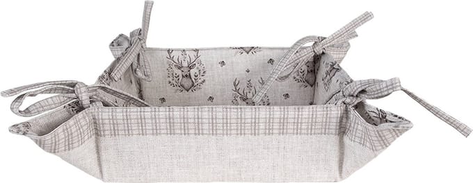 Clayre & Eef Broodmand 35x35x8 cm Beige Katoen Hert