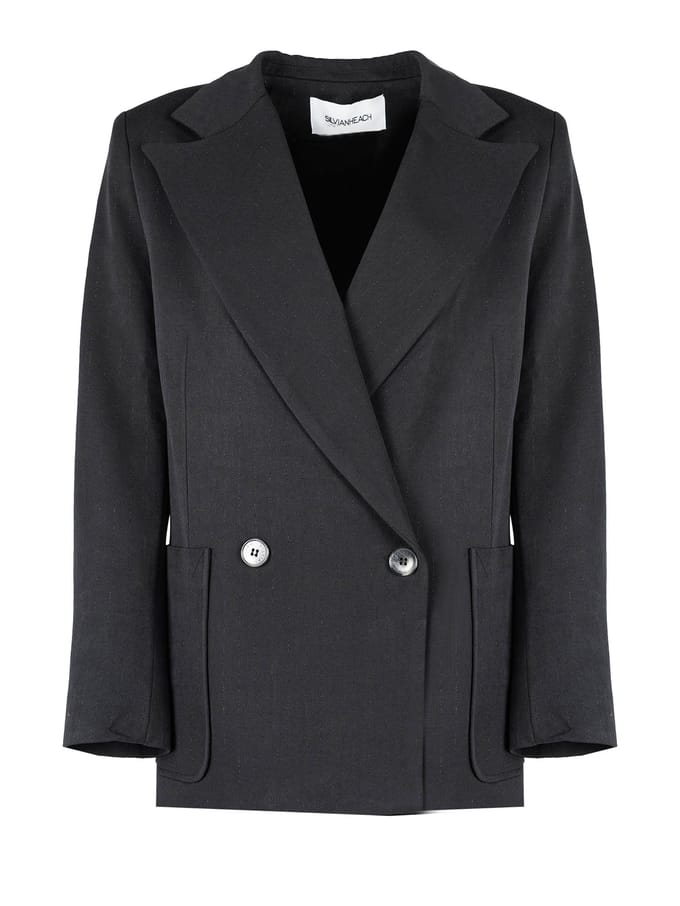 SILVIAN HEACH BLAZER MET DUBBELE BORST OVER
