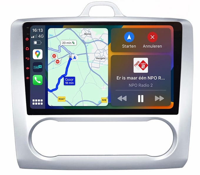 BG4U - Android navigatie radio geschikt voor Ford Focus 2004-2011 met Apple Carplay en Android Auto