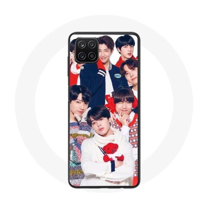 Coque pour Samsung Galaxy A12 BTS Affiche Memebers Cadeau de Noël 2023