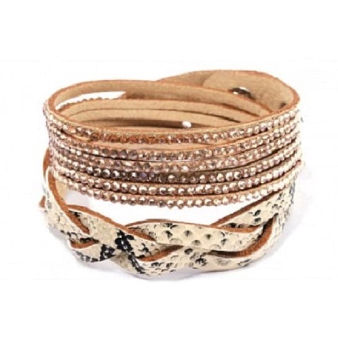 Wikkelarmband-Teen light Brown