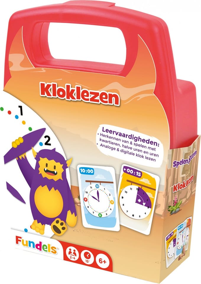 Fundels Klok lezen - Educatief kaartspel