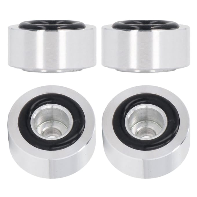 4 stuks Luidspreker Schokabsorptie Voeten Aluminiumlegering Draaitafel Isolatieplatform voor CD-spelers white