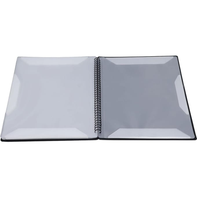 Classeur de partitions A4 inscriptible, détachable, étanche, classeur à feuilles mobiles, capacité de 40 pages white