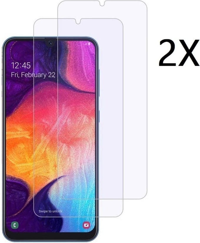 Ntech 2 Stuks Screenprotector Tempered Glass - Screenprotector Geschikt voor Samsung Galaxy A40