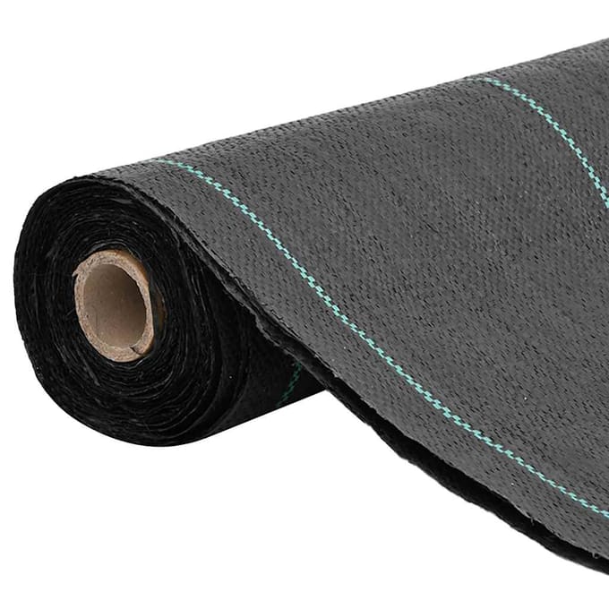 vidaXL - Onkruidmembraan - Zwart - 1,5x100 - m - PP