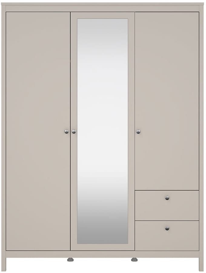 Madrid kledingkast 3 deuren 150x200cm cashmere.