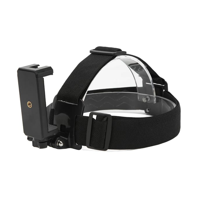 Camera Hoofdband Multifunctionele Verstelbare Mobiele Telefoon Selfie Hoofdband voor Smartphones Actie black