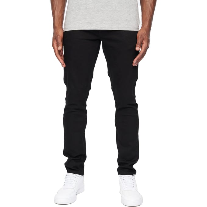 Crosshatch Heren Barbeck Slim Jeans (Massief zwart)