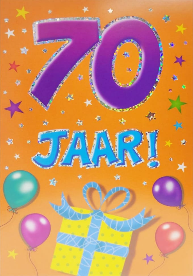 Verjaardagskaart - That Funny Age - 70 jaar - Met Envelop - Per stuk