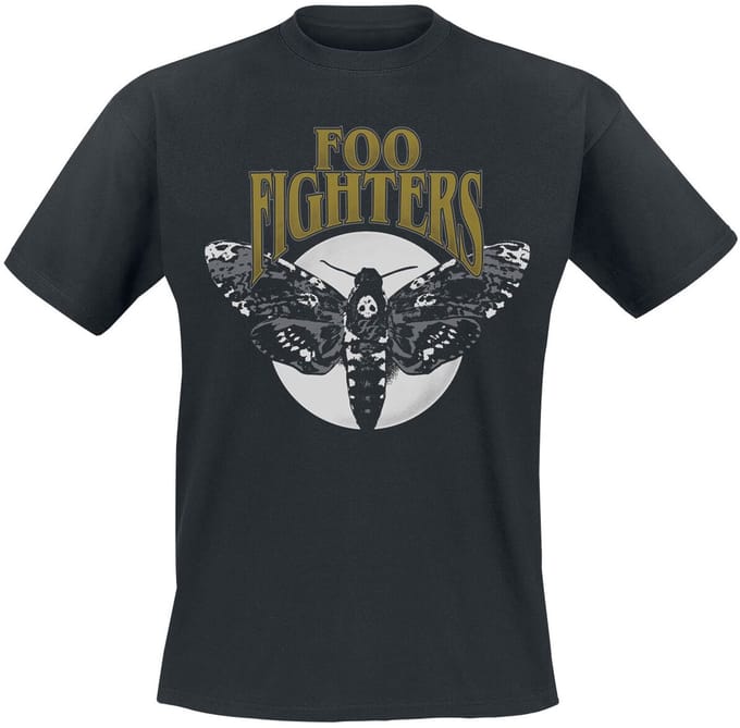 Foo Fighters T-shirt - Hawk Moth - S tot XXL - voor Mannen - zwart