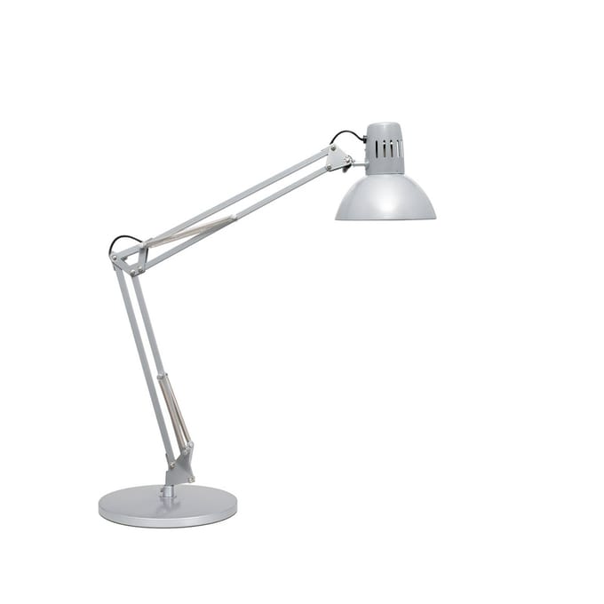 MAULstudy Bureaulamp - LED - Metaal - Zilver - E27 Fitting - Tafellamp