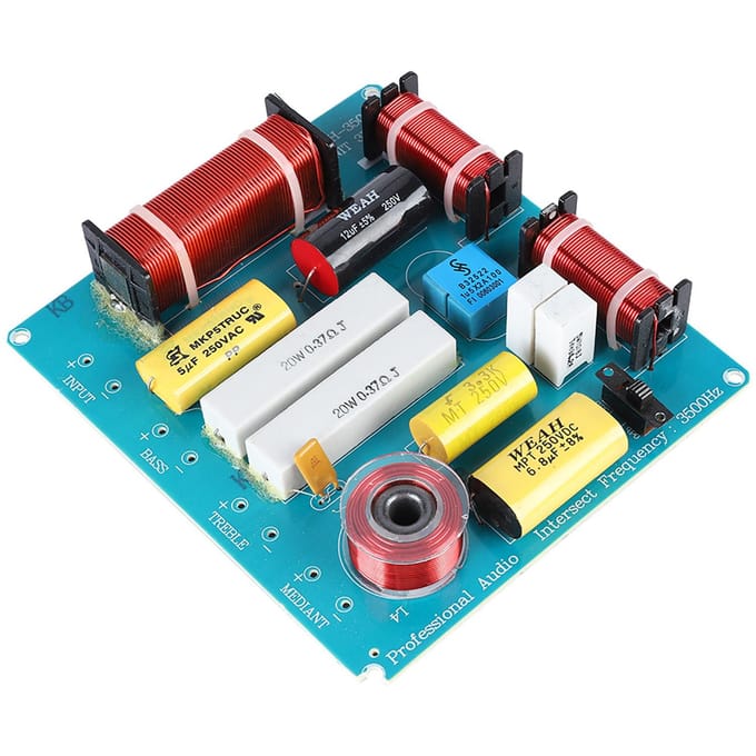 3-weg luidspreker crossover filter o frequentiedeler 300W voor DIY KTV podiumluidspreker