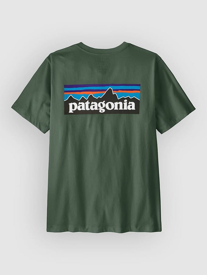 Patagonia P-6 Logo T-Shirt groen