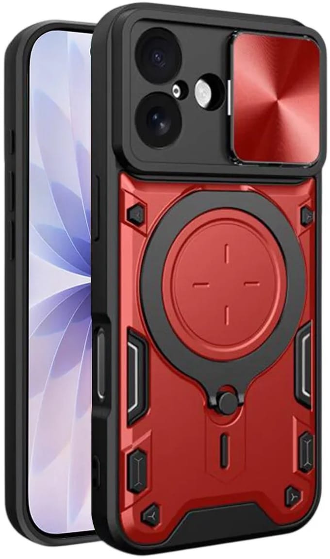 Hoesje geschikt voor Apple iPhone 17 - Techsuit CamGuard Pro Back Cover - Rood