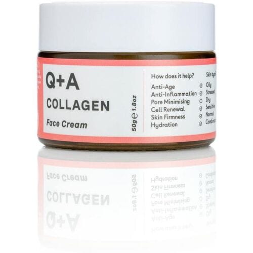 Q+a Collagen Face Cream. A Vegetarian, Seaweed Derived Collagen Cream For Ageing