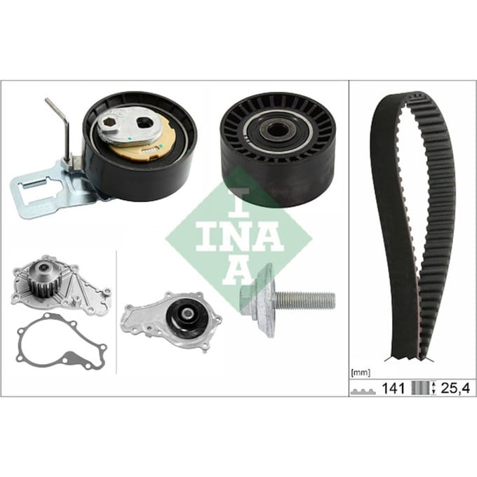 Schaeffler Ina Waterpomp + distributieriem set INA 530 0698 30