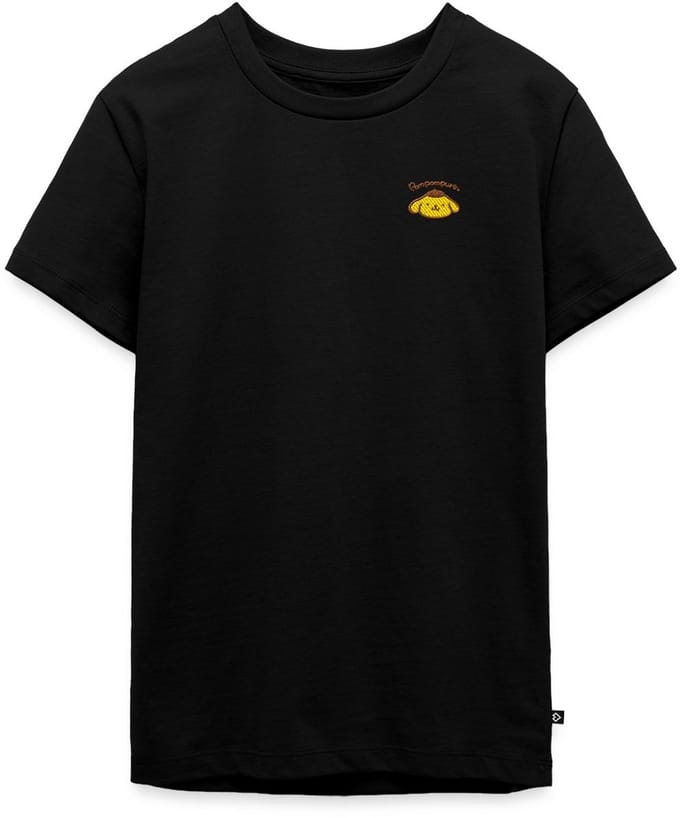 Pompompurin Geborduurd Portret Premium T-Shirt Tiener