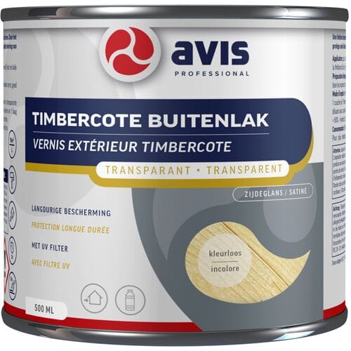 Avis Timbercote Zijdeglans Blanke Lak - 500 ml