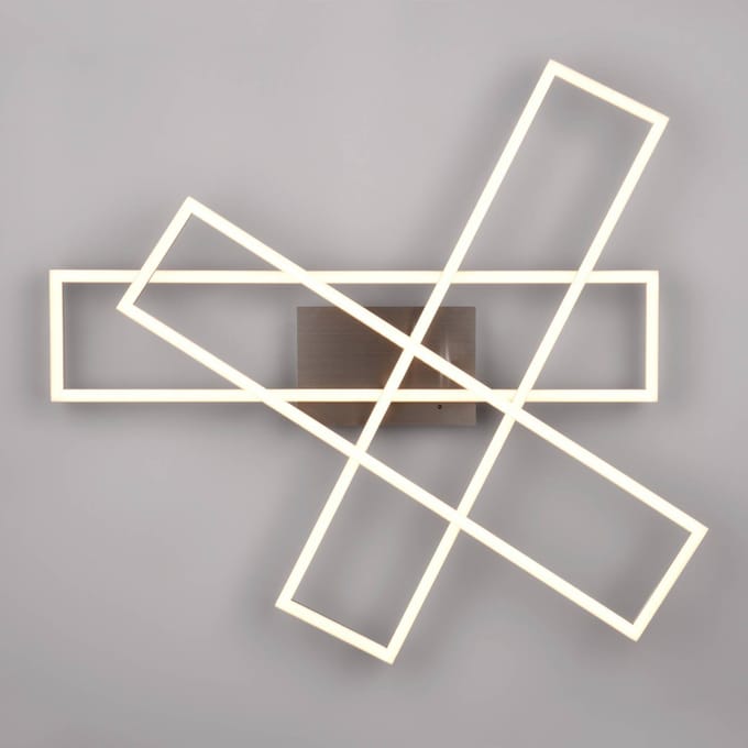 REALITY CORSO - Plafondlamp - Nikkel mat - incl. 1x SMD 36W
