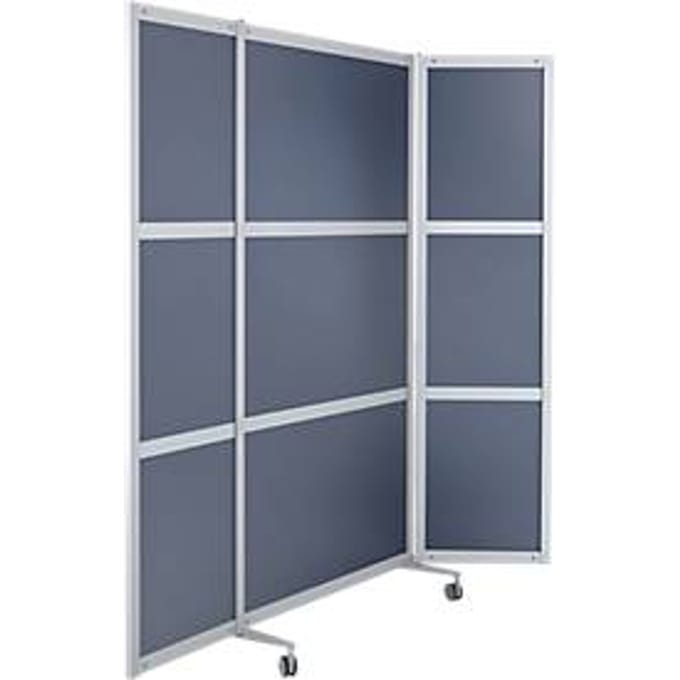 Verrijdbare scheidingswand, antraciet satin