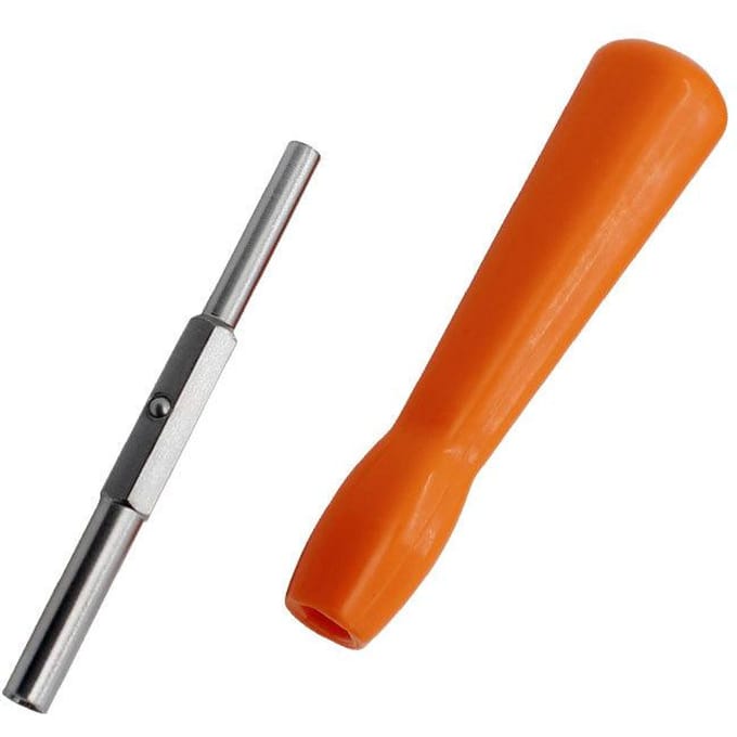 GBANGCN64SFCWii Gameconsole Demontagegereedschap Schroevendraaier 2-in-1 Dop Schroevendraaierbit Oranje 0 zwart