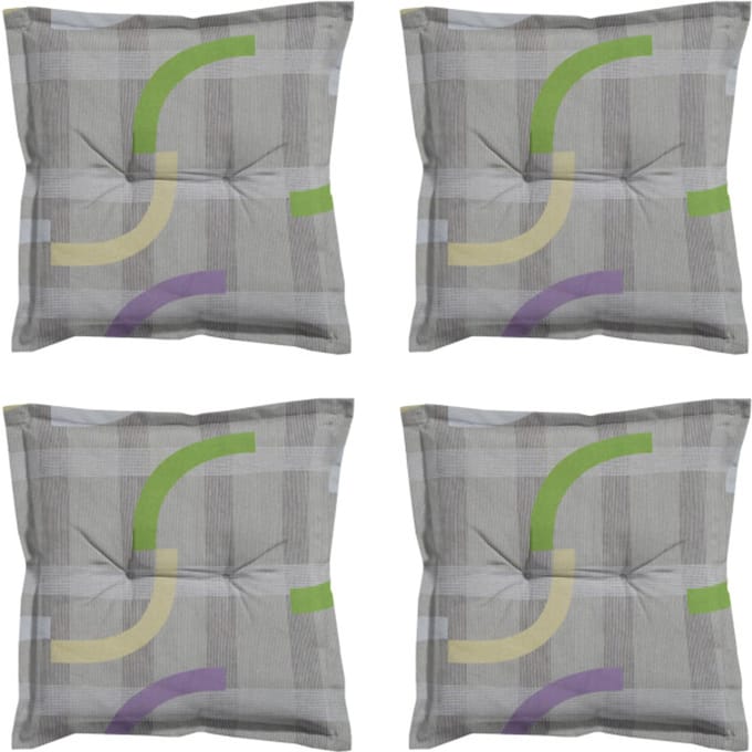 Madison - Zitkussen Tess purple - Ca. 50x50 cm - Set van 4
