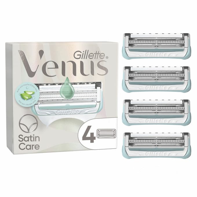 Venus intimate 4 navulmesjes gillette aloë vera