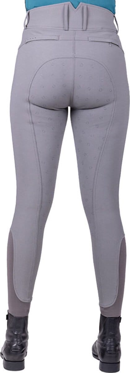QHP Rijbroek Victoria Full Grip Grijs - 40