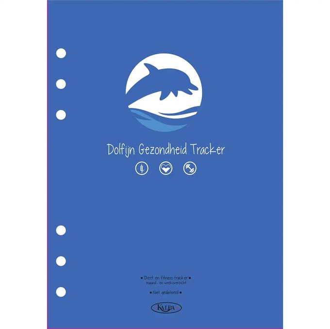 Kalpa 6607-10 210 x 144 mm Gezondheidstracker-Dolfijn A5-Los blad