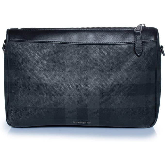 Burberry, Ruitprint rambler tas van canvas