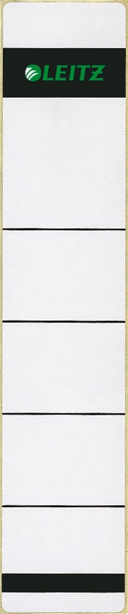 Rugetiket leitz 39x192mm zelfkl grijs | 10 stuks