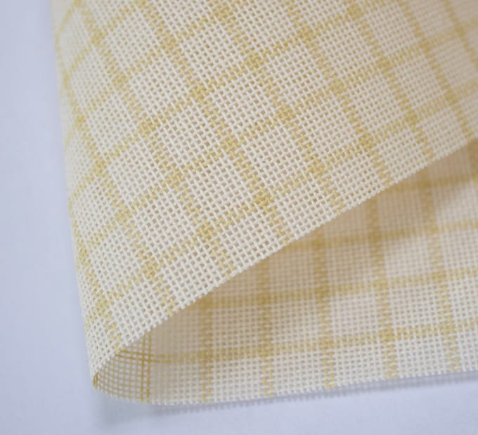 Borduurstof (EASY COUNT) ZWEIGART 25 CT, ECRU 100 x 100 CM - ECRU SQUARED
