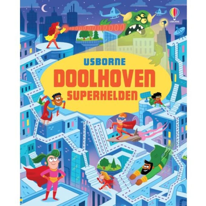 Superhelden - Doolhoven Usborne