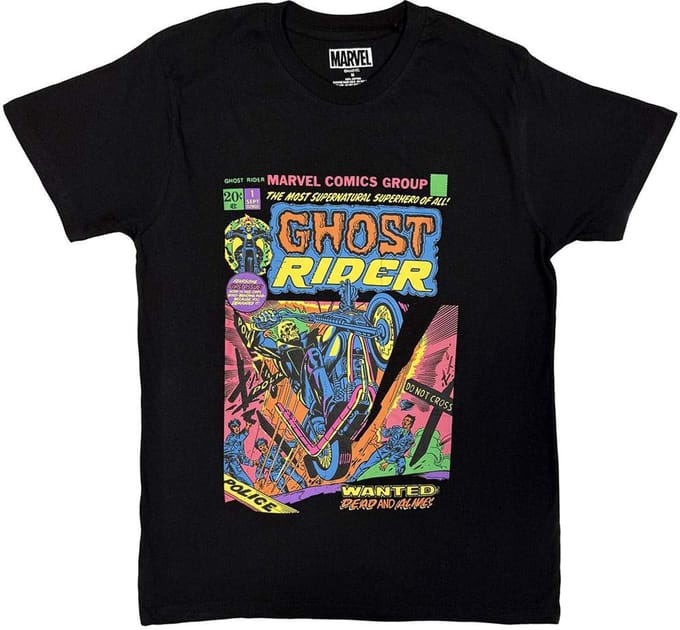 Marvel Ghost Rider - Dead Or Alive Heren Tshirt - M - Zwart
