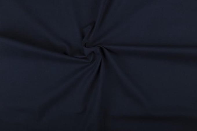 Katoen stof - Marineblauw - 10 meter