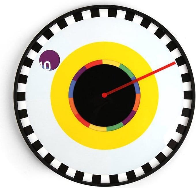 Kikkerland Milton Glaser Sprocket klok