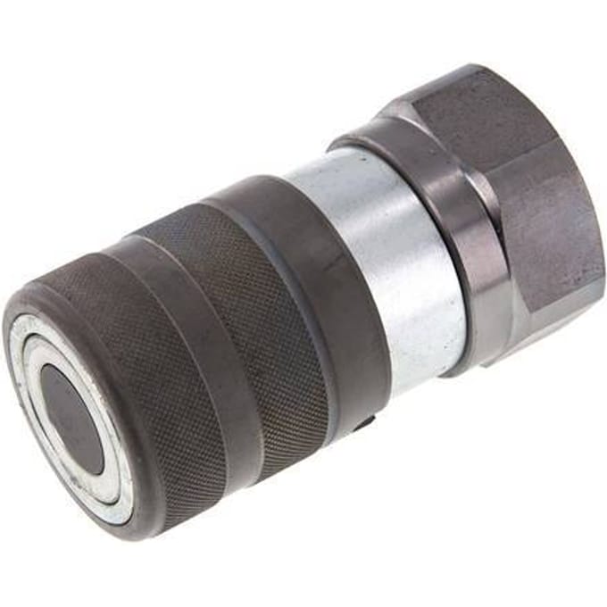 Stalen DN 25 Vlakdichtende Koppeling Snelkoppeling G 1 1/4 inch Binnendraad ISO 16028 D 36mm