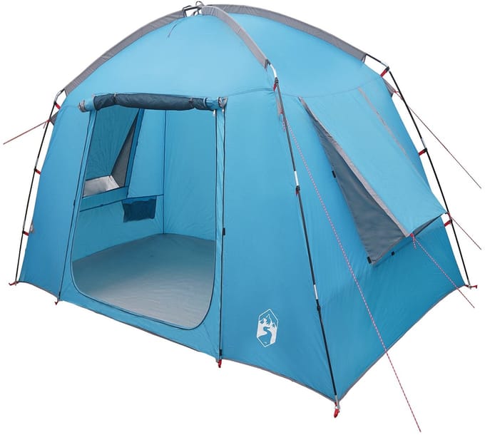 vidaXL - Huisje - Tent - 3-persoons - Blauw - Polyester