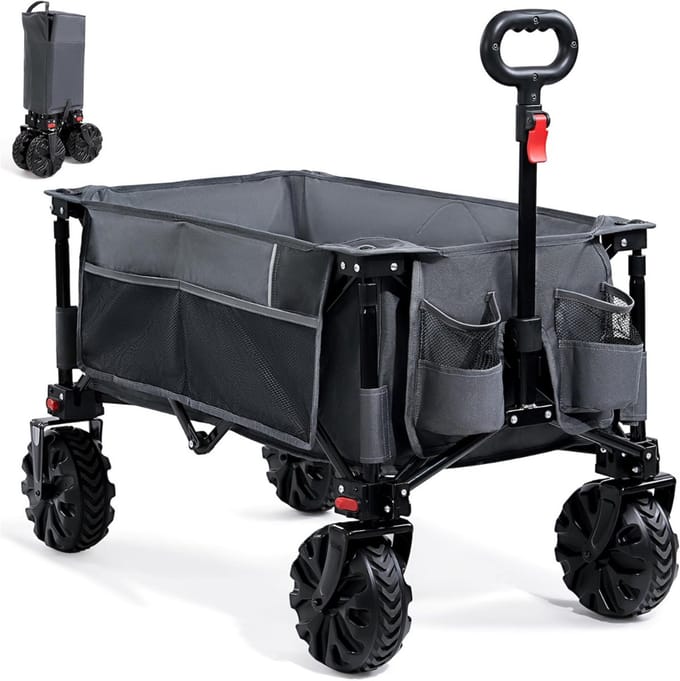 ApexArte® Bolderkar Opvouwbaar Luchtbanden