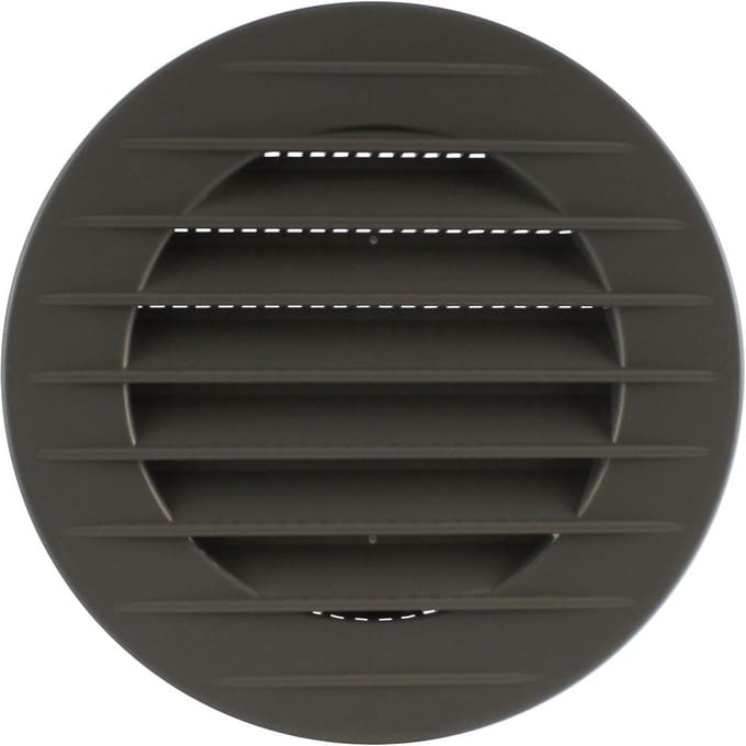 Rond Ventilatie Rooster met Geïntegreerd Insectengaas - Diverse Diameters en Kleuren