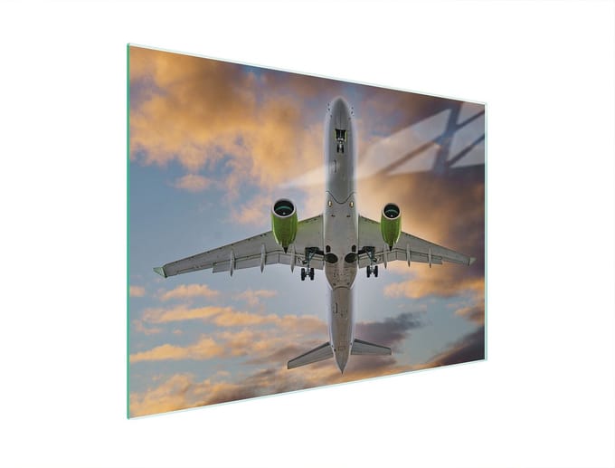 TMK ArtDeko - Snijplank van gehard glas - 30x22 cm - Antislip - UV-druk