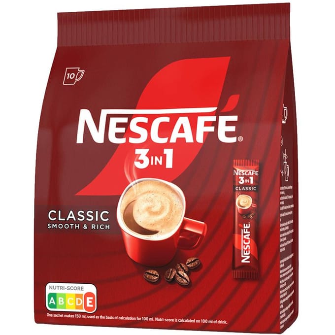 Nescafé 3in1 Classic Instant koffiedrank 165 g (10 x 16,5 g)