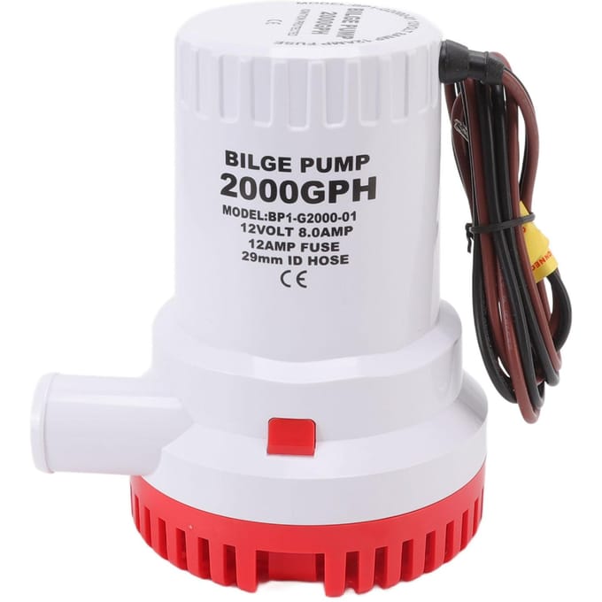 Lenspomp Stil Boot Dompelbaar DC Micro Afvoer Marine Afvalwater voor Vijver Zwembad 2000 GPH 24V