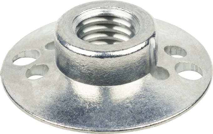 wolfcraft - Flensmoer voor haakse slijpers M14 - Spanmoer - Spanflens - 2456000