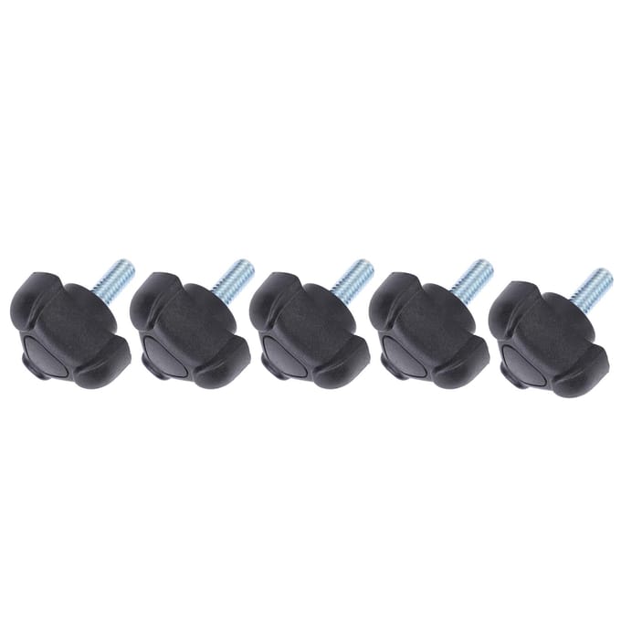 5 stuks M6 Plastic Driehoekige Kop Booghandgreep Schroeven Borgbout Bevestigingsmiddel Accessoire 15mm