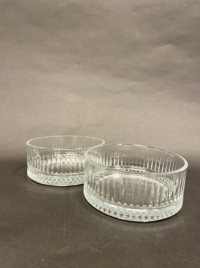 Pasabahce snackkommen – Elysia – 2 stuks – 510 ml – helder – vaatwasmachinebestendig